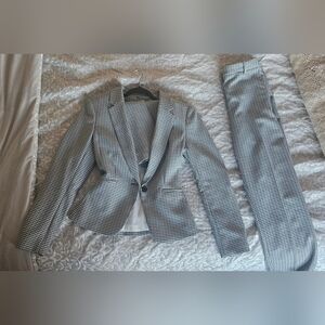 NWOT Classic Houndstooth 3 Piece Suit Set H&M